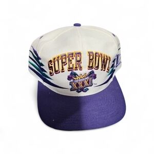 Logo Athletic Super Bowl XXVII Cap - White and Purple